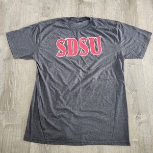 SDSU San Diego State University Aztecs Mens Short Sleeve Tee T-Shirt XXL 2X Grey